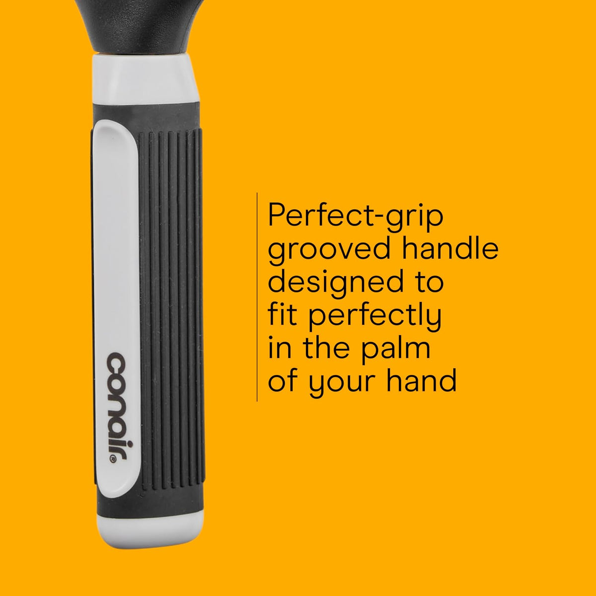 Conair Salon Results Detangling Hairbrush - For Men and Women, All Hair Types with Nylon Bristles