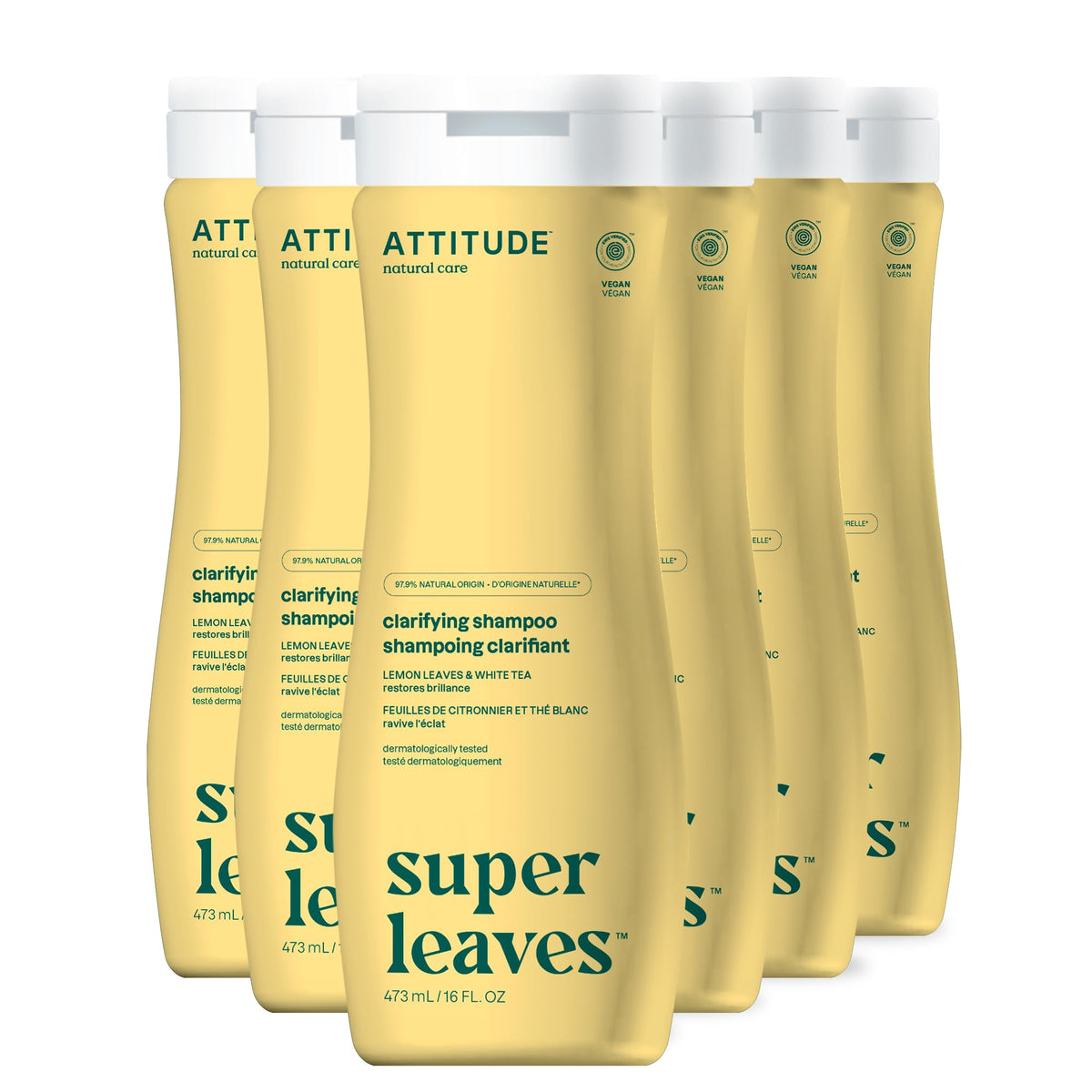 ATTITUDE Moisturizing Shampoo for Dry & Damaged Hair, EWG Verified 32 Fl Oz
