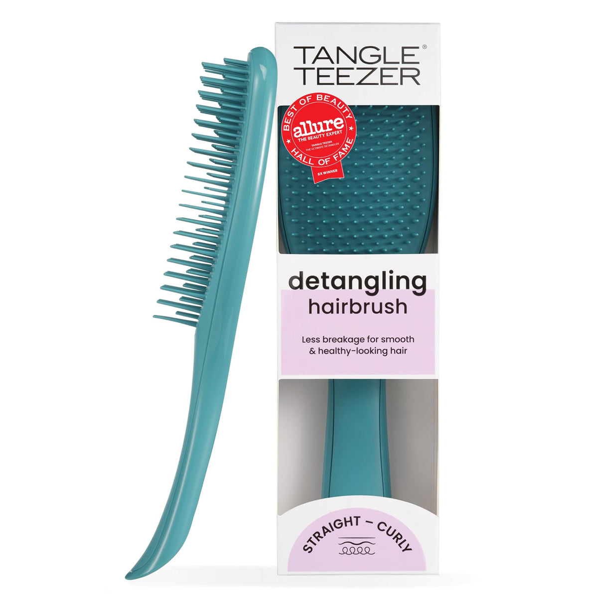 Tangle Teezer Ultimate Detangler Brush, Straight to Wavy, Denim Blues