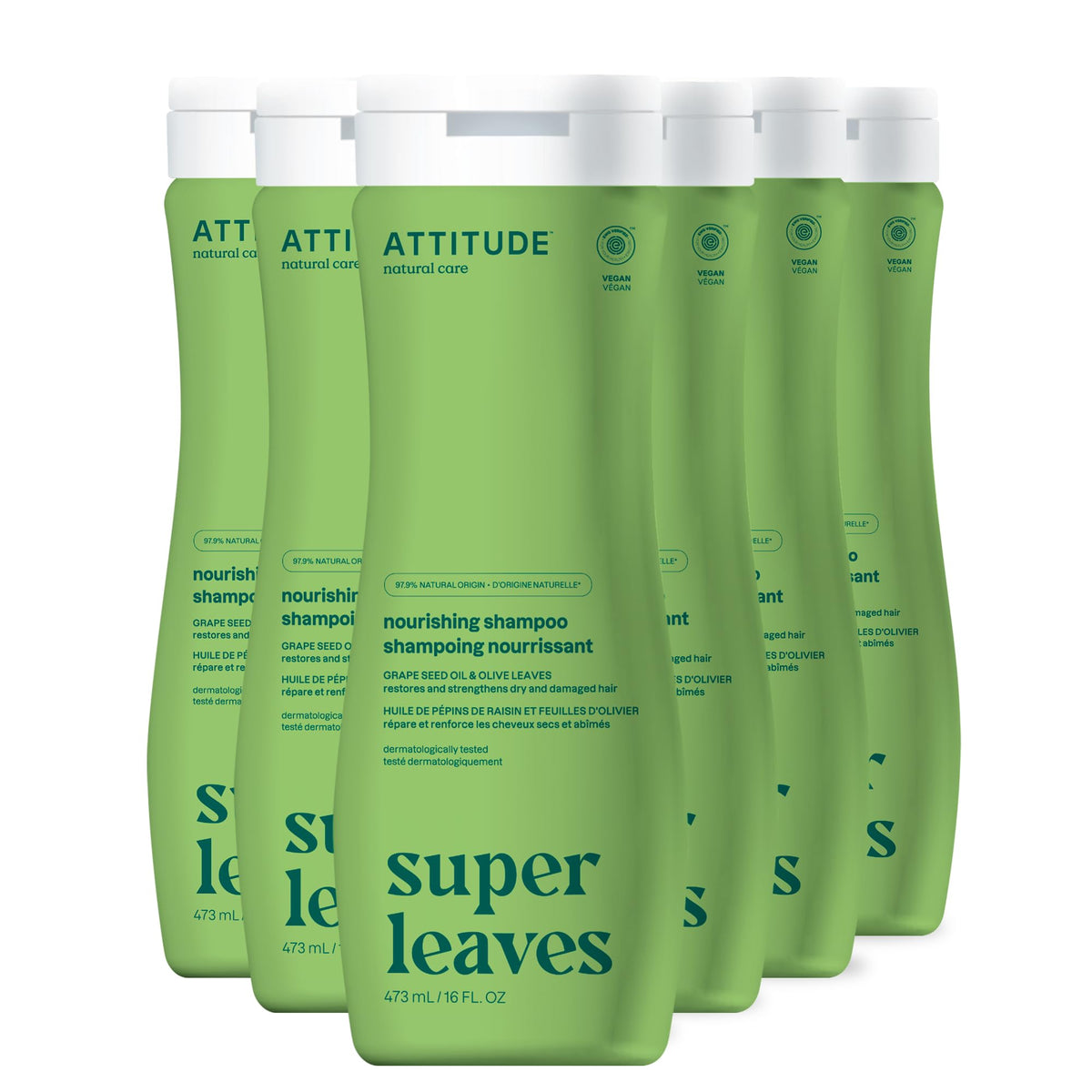 ATTITUDE Moisturizing Shampoo for Dry & Damaged Hair, EWG Verified 32 Fl Oz