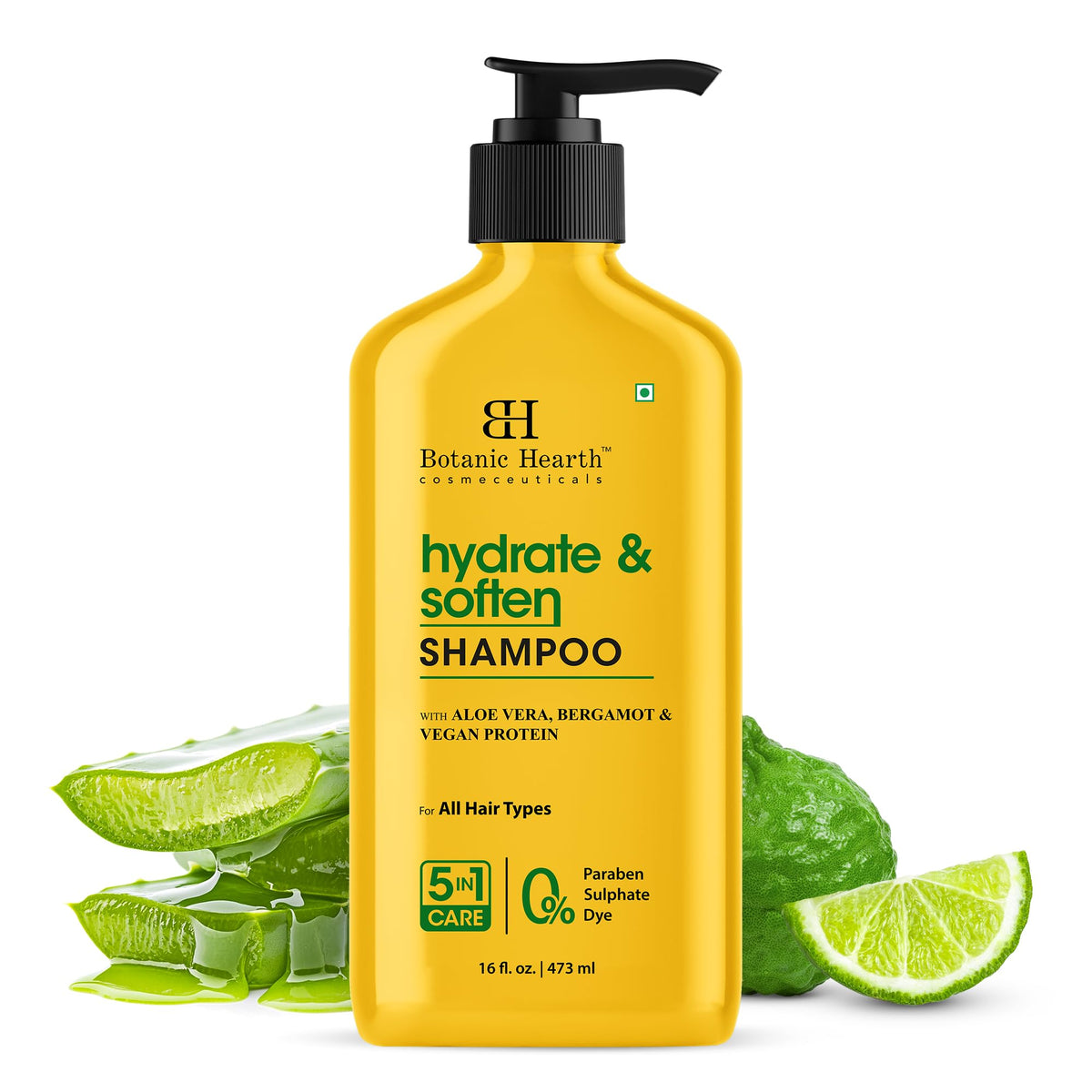 Botanic Hearth Tea Tree Shampoo - 16 Fl oz, Deep Cleans, Refreshes Scalp