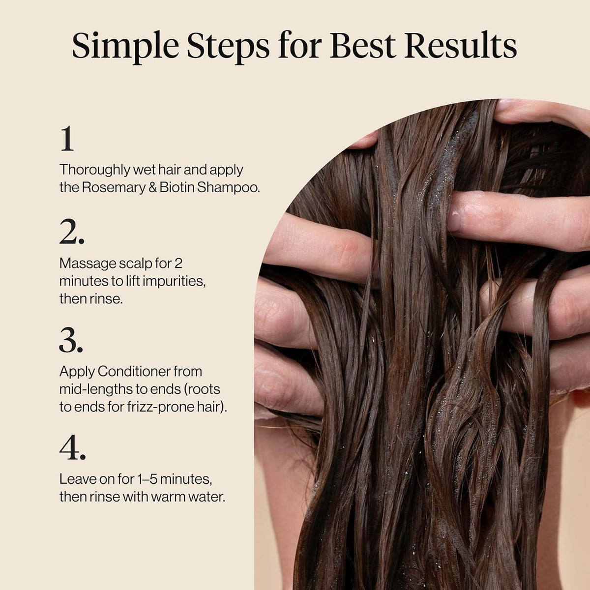 Kitsch Rosemary & Biotin Shampoo for Hair Growth – Made in USA, 12.3 oz