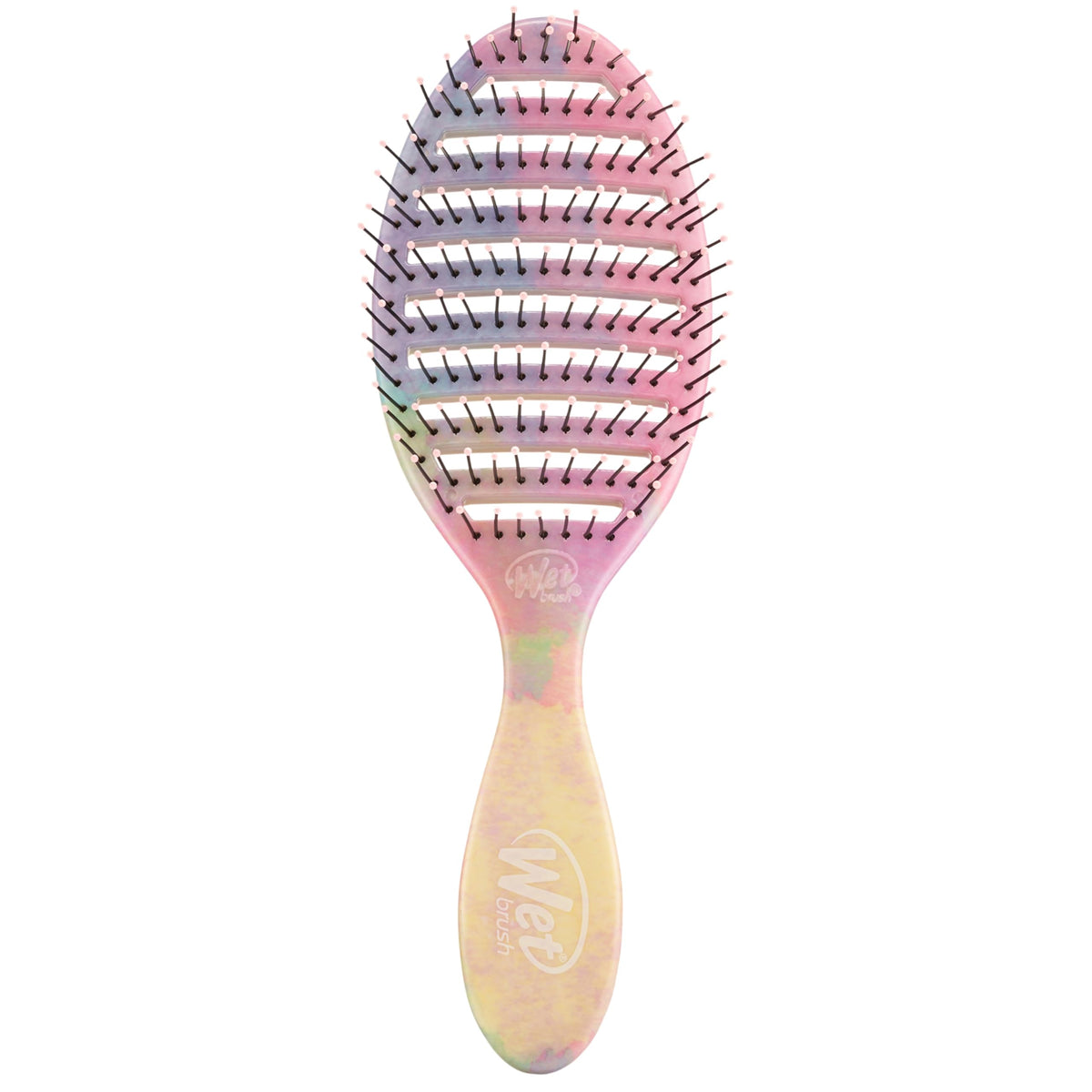 Wet Brush Speed Dry Hair Brush, Amazon Exclusive Aqua, Vented Design & Soft HeatFlex Bristles, Blow Dry Safe, Ergonomic Handle Manages Tangles & Uncontrollable Strands, Pain-Free Hair Accessories