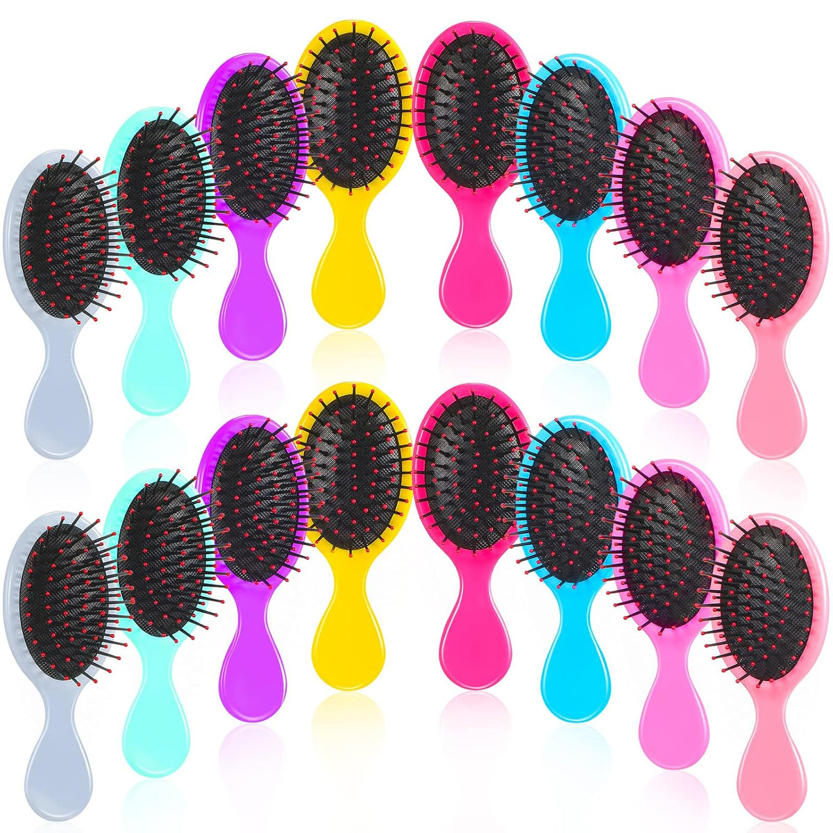24 Pcs Mini Hair Brush Bulk for Kids Girls Teen