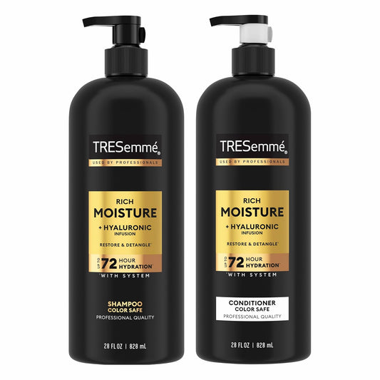TRESemmé Rich Moisture Hydrating Shampoo & Conditioner Set 28 oz 2 Pack