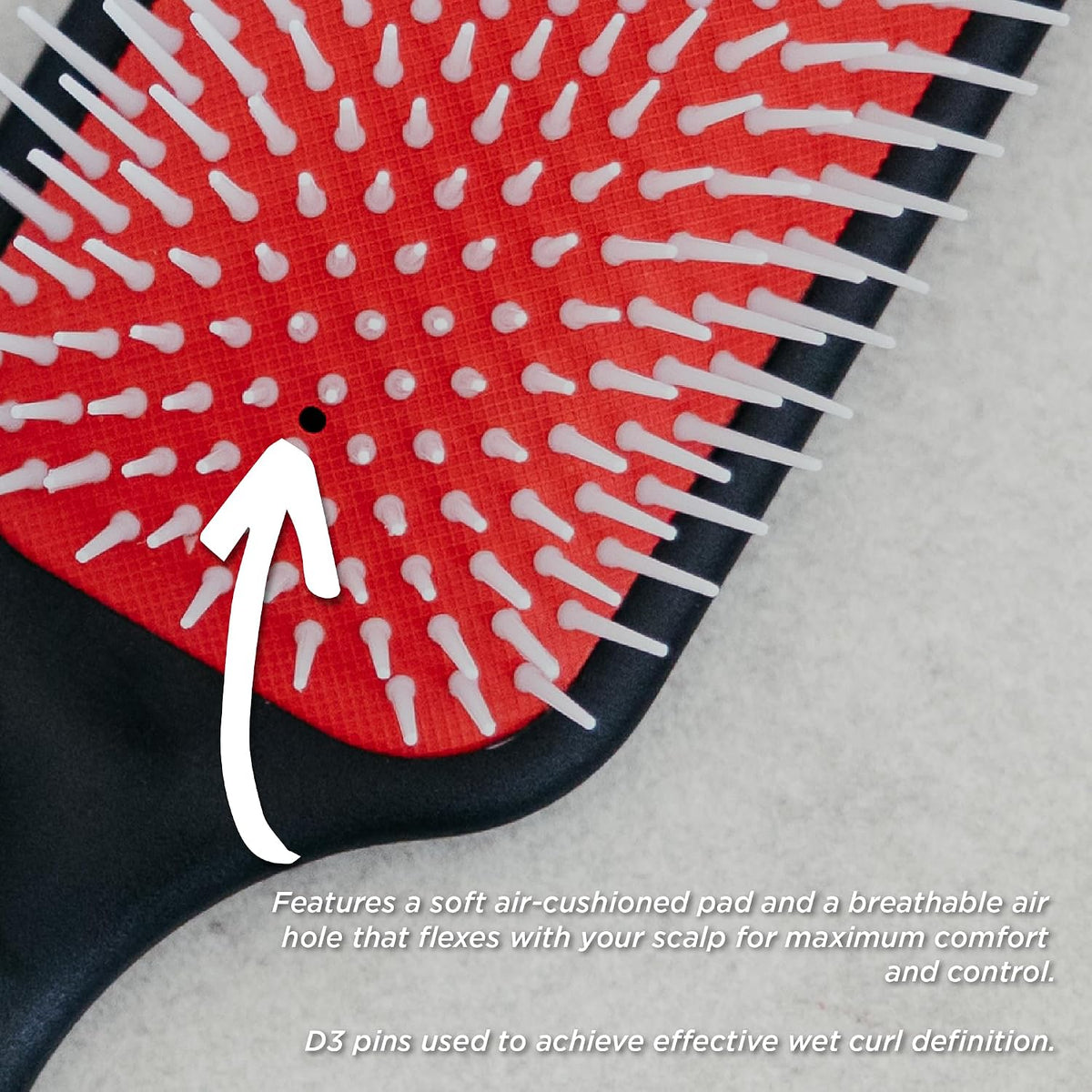 Denman Power Paddle Hair Brush for Quick and Convenient Detangling, Blow Drying and Styling - Combination of D3 Styling Pens & Paddle Brush - For Men and Women P038