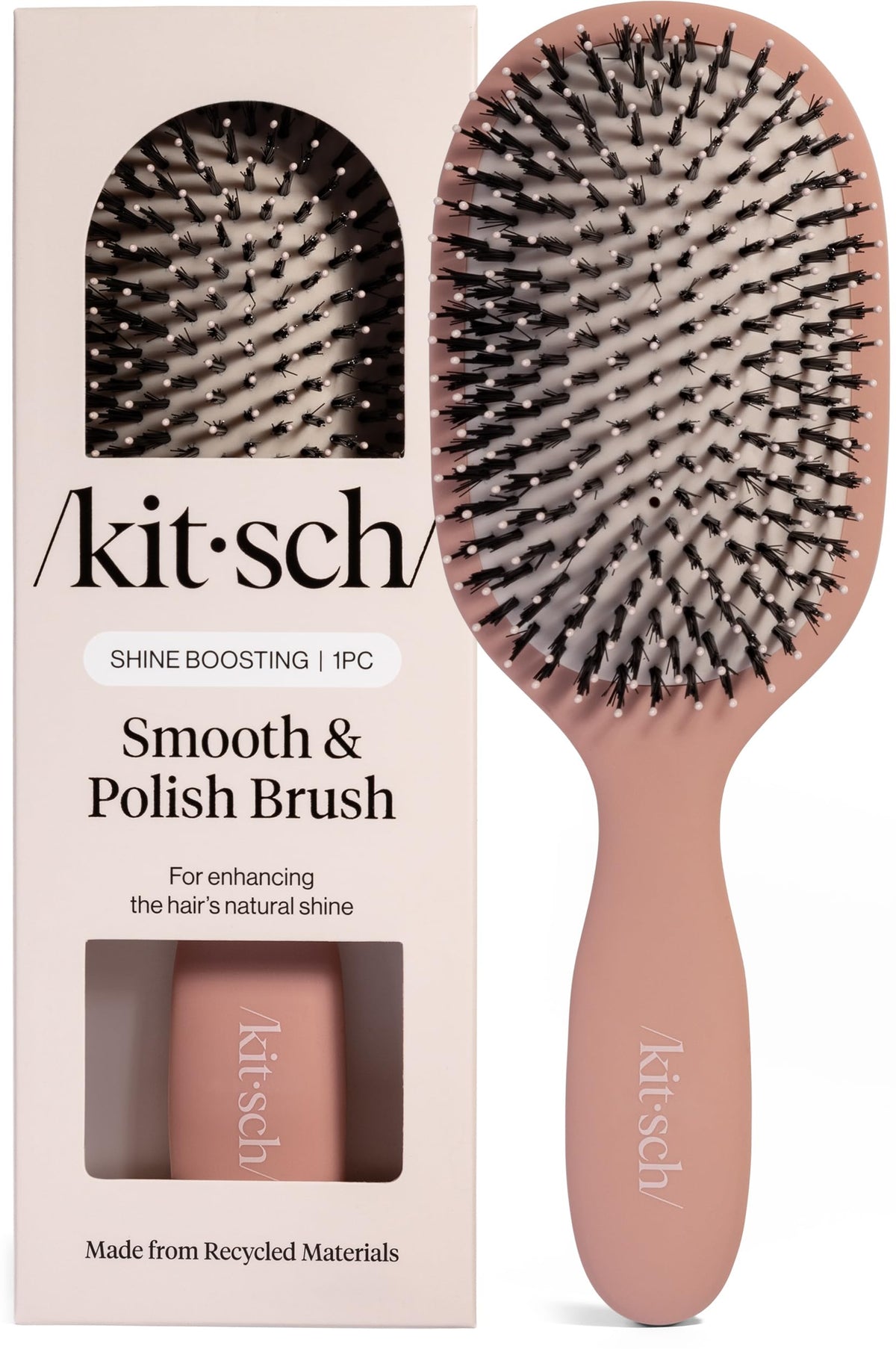 Kitsch Smooth & Polish Hair Brushes For Women and Men - Terracotta