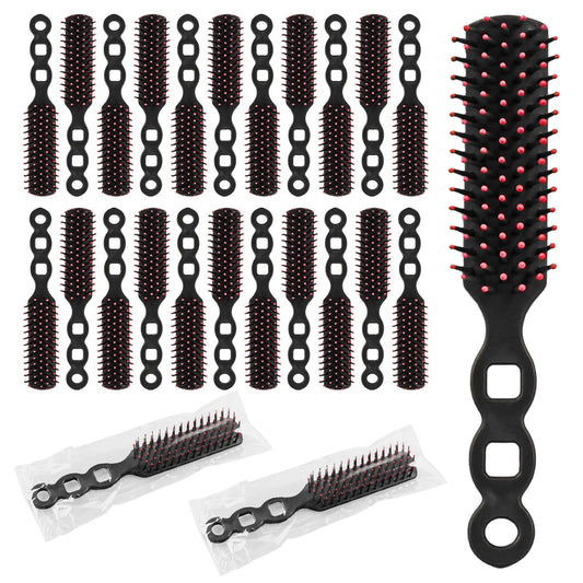 72PCS Bulk Hair Brushes for Homeless Individually Wrapped Hair Brush Bulk