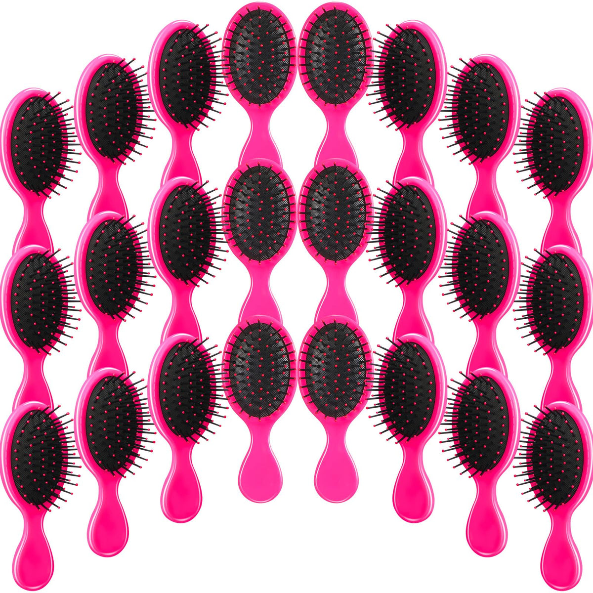 24 Pcs Mini Hair Brush Bulk for Kids Girls Teen