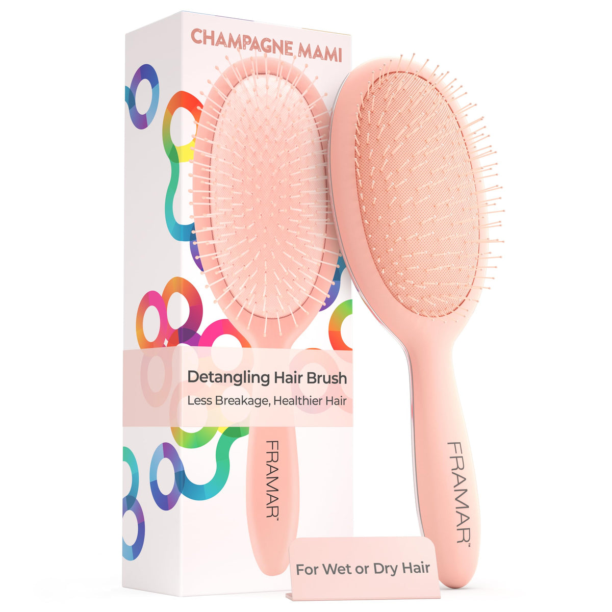 Framar Detangling Brush for Curly Hair, Hair Brushes for Women Detangler