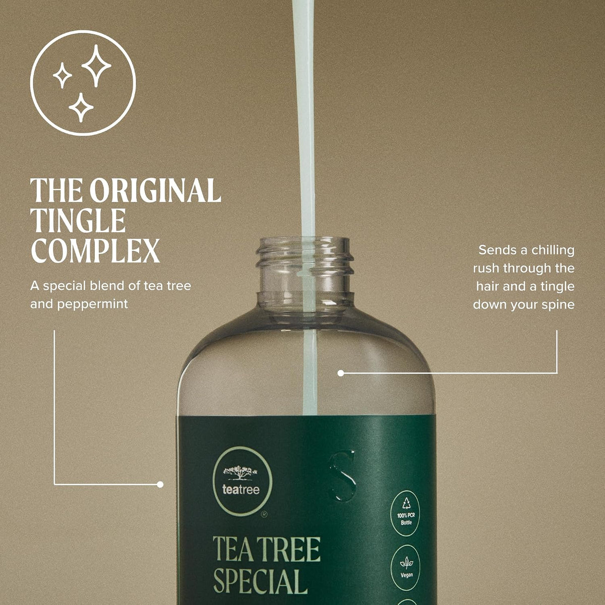 Tea Tree Special Shampoo, Deep Cleans, Refreshes Scalp, Especially Oily Hair, For All Hair Types