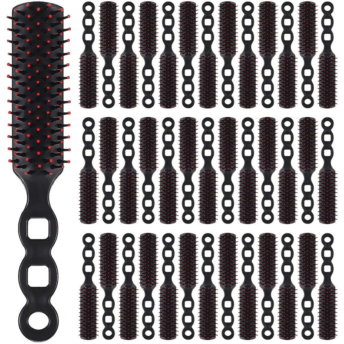 100 Pcs Disposable Vent Hair Brushes Bulk for Homeless Care Kits