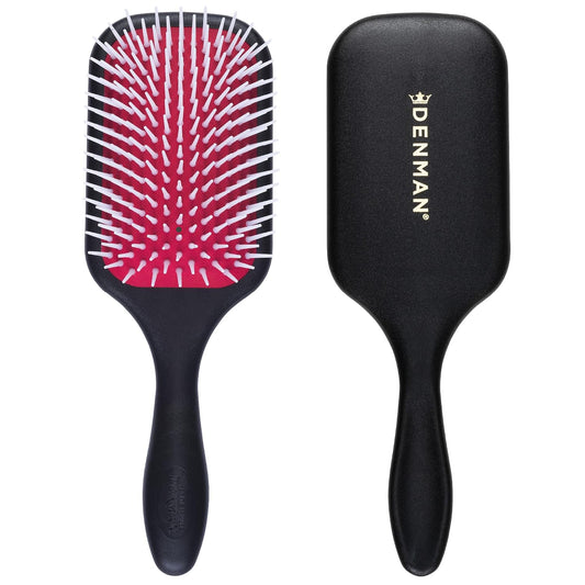 Denman Power Paddle Hair Brush for Quick and Convenient Detangling, Blow Drying and Styling - Combination of D3 Styling Pens & Paddle Brush - For Men and Women P038