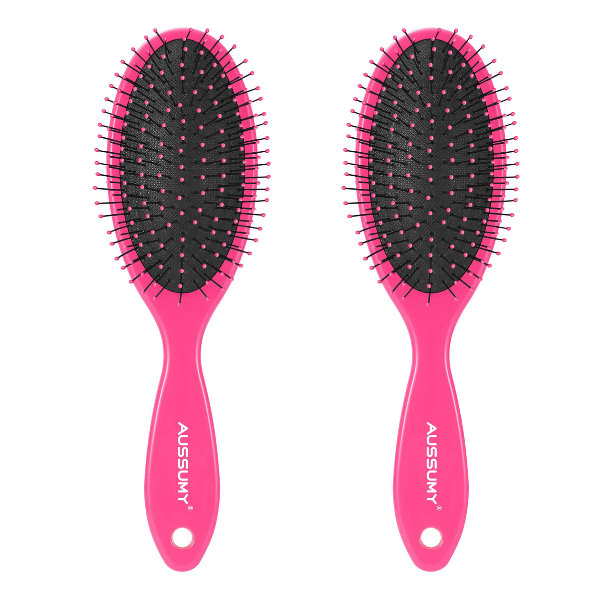 4 Pack Detangling Hair Brush - Air Cushion Detangler Hairbrush with Ultra Soft Bristles for Effortless Tangle Removal For Wet Dry Damaged Curly Fragile Hair for Women Men Boys Girls Adult Kids
