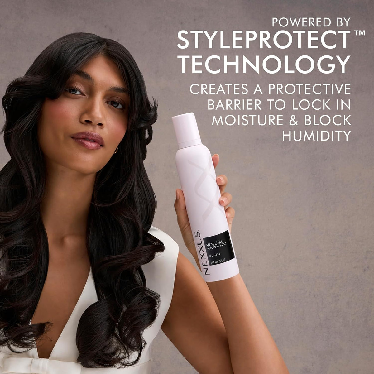 Nexxus Styling Volume Hair Mousse for Medium Hold, 10.6 oz