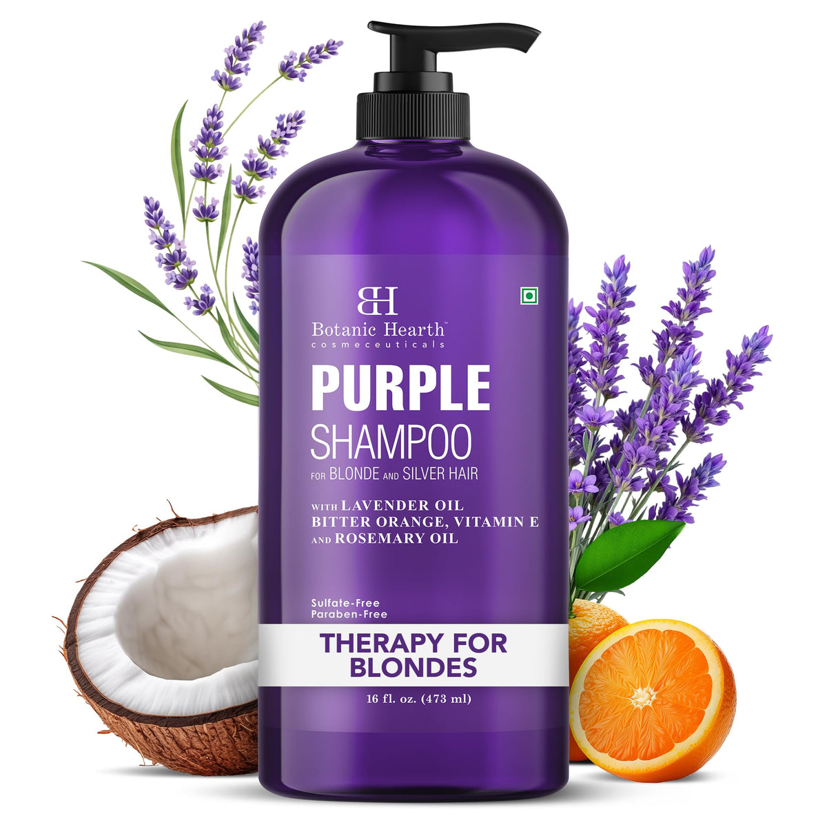 Botanic Hearth Tea Tree Shampoo - 16 Fl oz, Deep Cleans, Refreshes Scalp