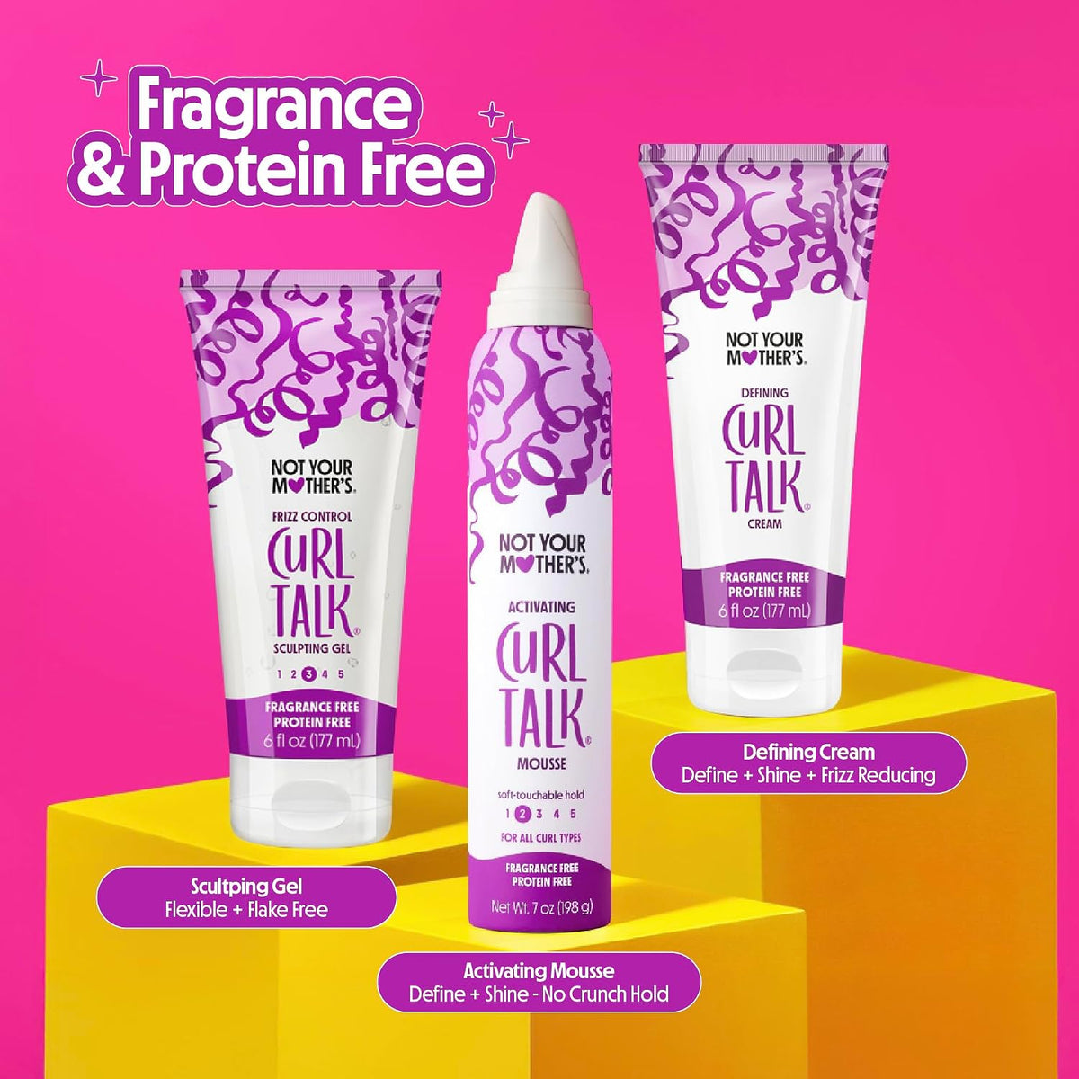Not Your Mother's Curl Talk Frizz Control Gel, Cream & Mousse