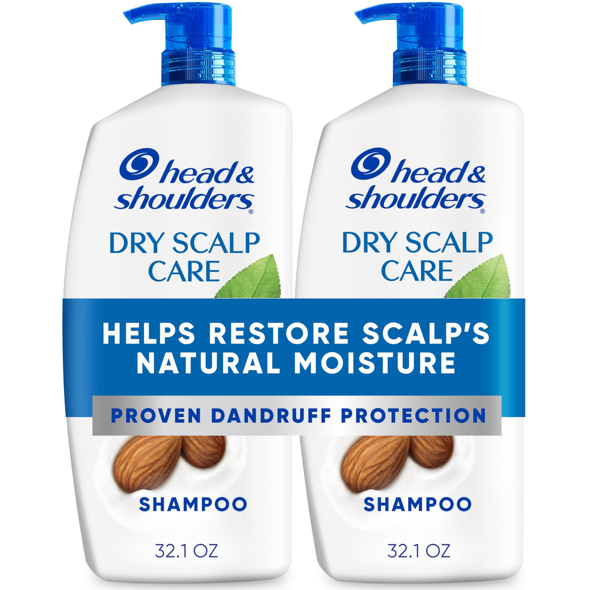 Head & Shoulders Classic Clean Anti-Dandruff Shampoo Twin Pack, 32.1 fl oz Each, 72-Hour Dandruff Protection, Safe for Everyday Use on All Hair Types