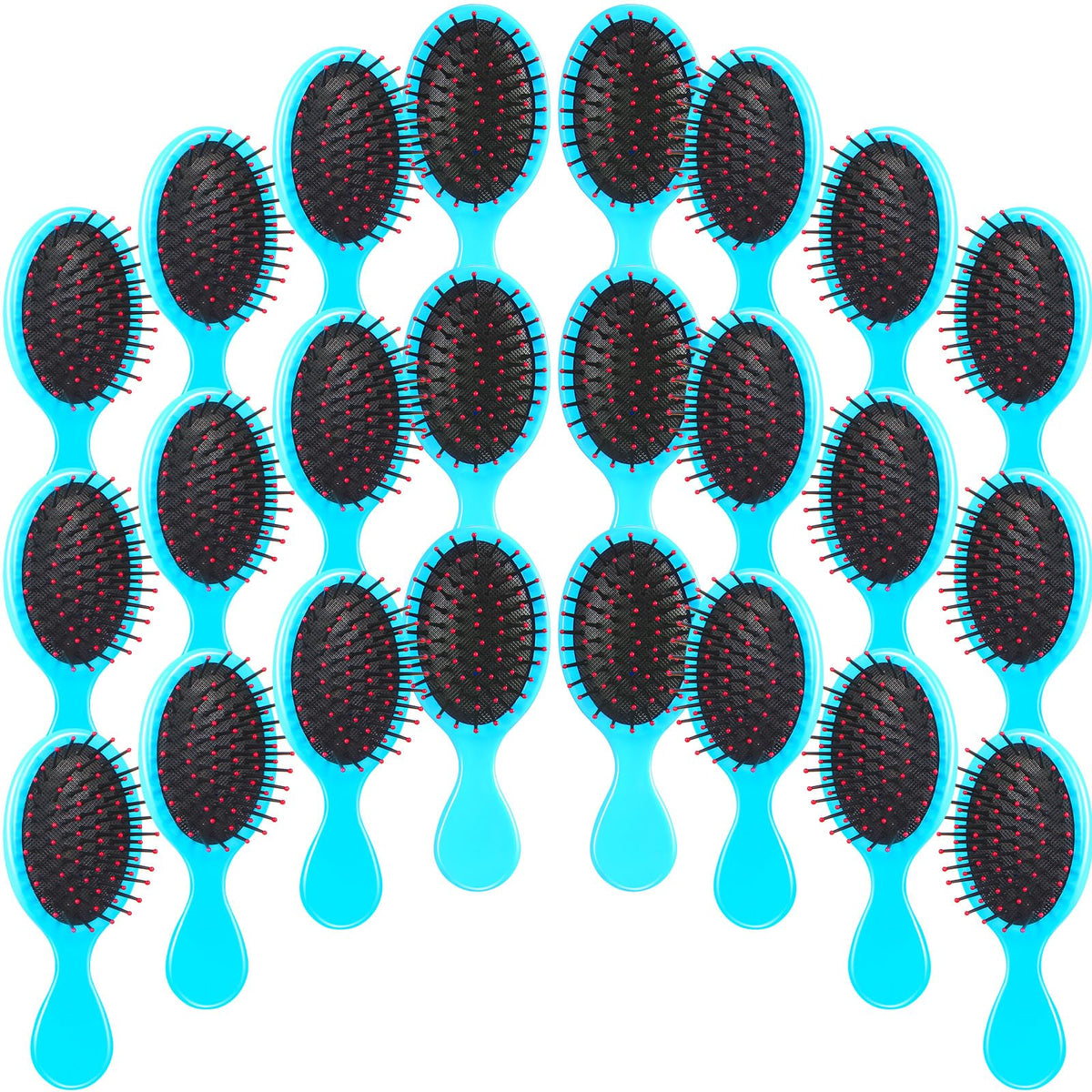 24 Pcs Mini Hair Brush Bulk for Kids Girls Teen