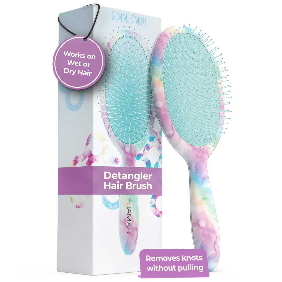 Framar Detangling Brush for Curly Hair, Hair Brushes for Women Detangler