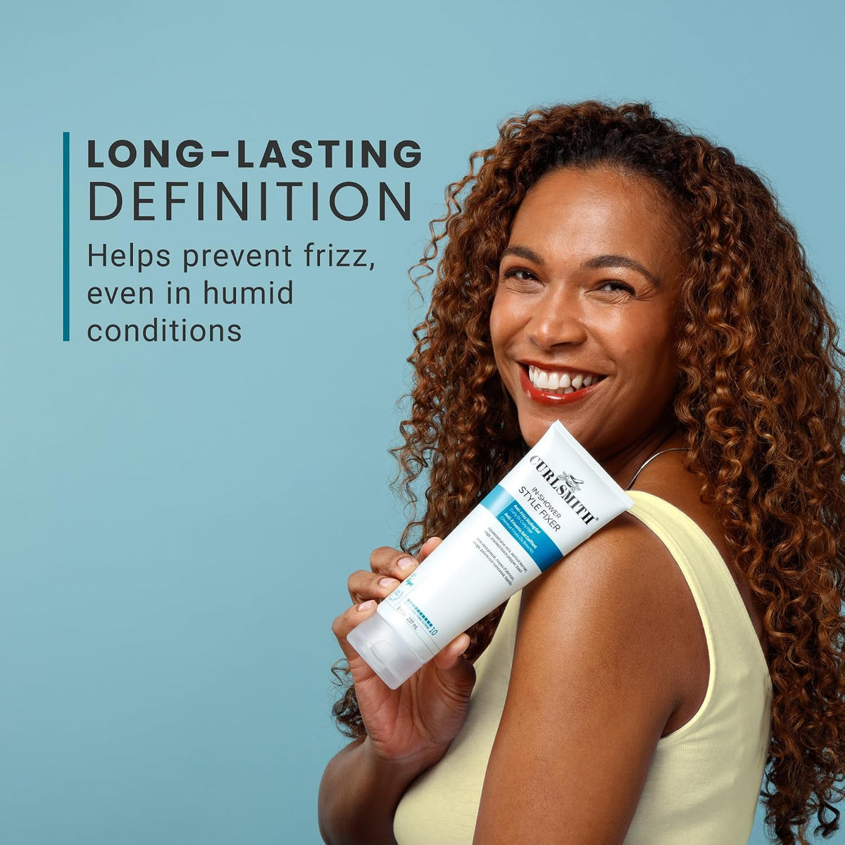 CURLSMITH In-Shower Style Fixer Strong Hold Gel for Curls (8 oz)