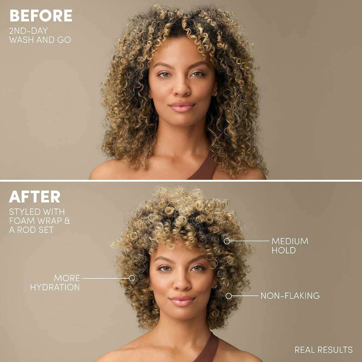 Mizani Foam Wrap Curly Hair Styling Foam Mousse - For Curly Hair