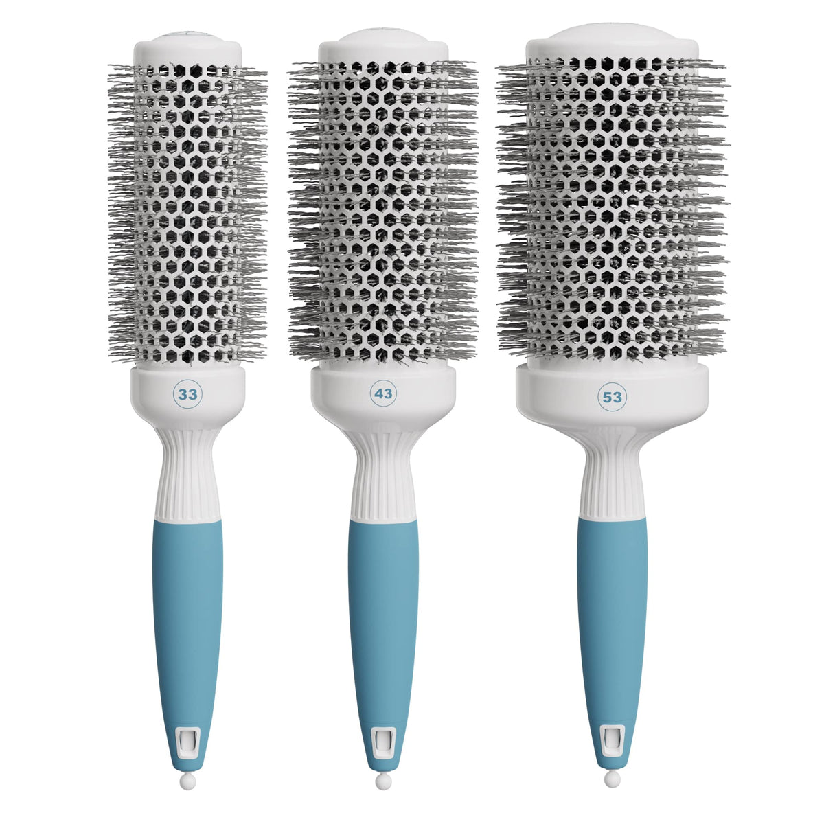 Small Round Brush for Precise Styling and Manageable Blowouts (0.75 inch) - Salon-Quality Tool for Wet or Dry Hair (Not Electrical)