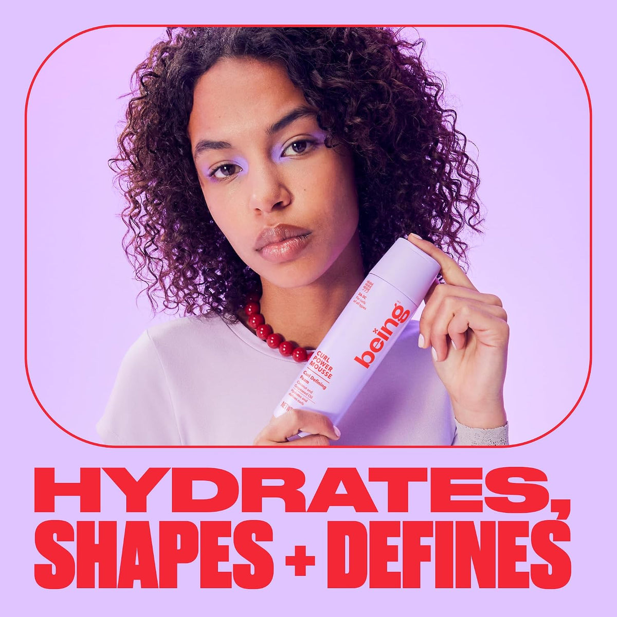 being CURL POWER MOUSSE Curl Defining Foam with Coconut and Grapeseed Oil 6 OZ(Pack of 2)